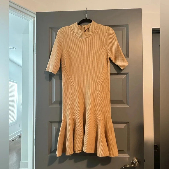 NWT REISS Amelia Knitted Flippy Dress size large - Picture 4 of 6